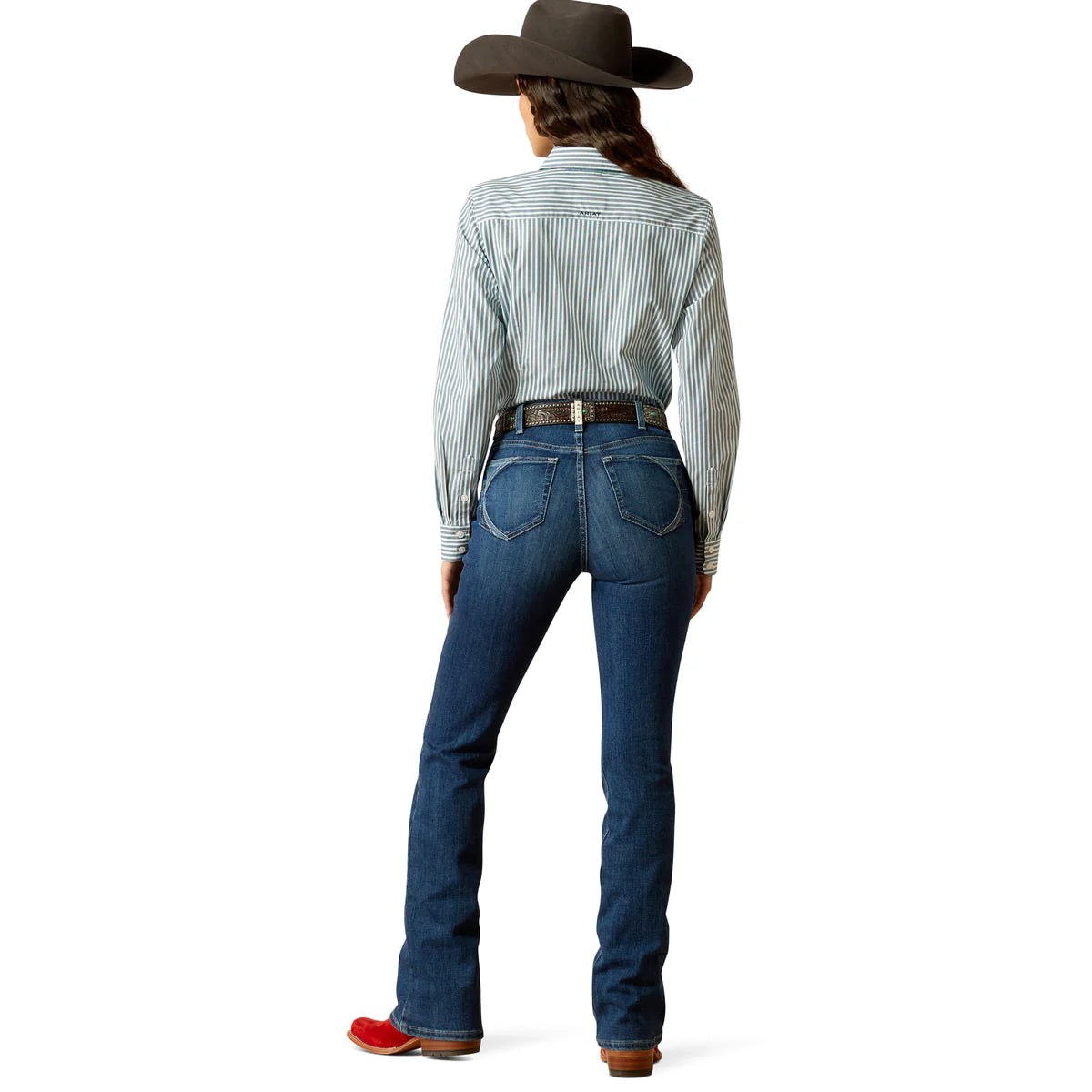 Ariat Women's High Rise Lydia Boot Cut Jeans -  Long
