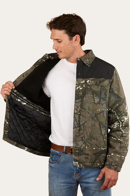 Ringers Western Mens Highfields Jacket - Black Camo