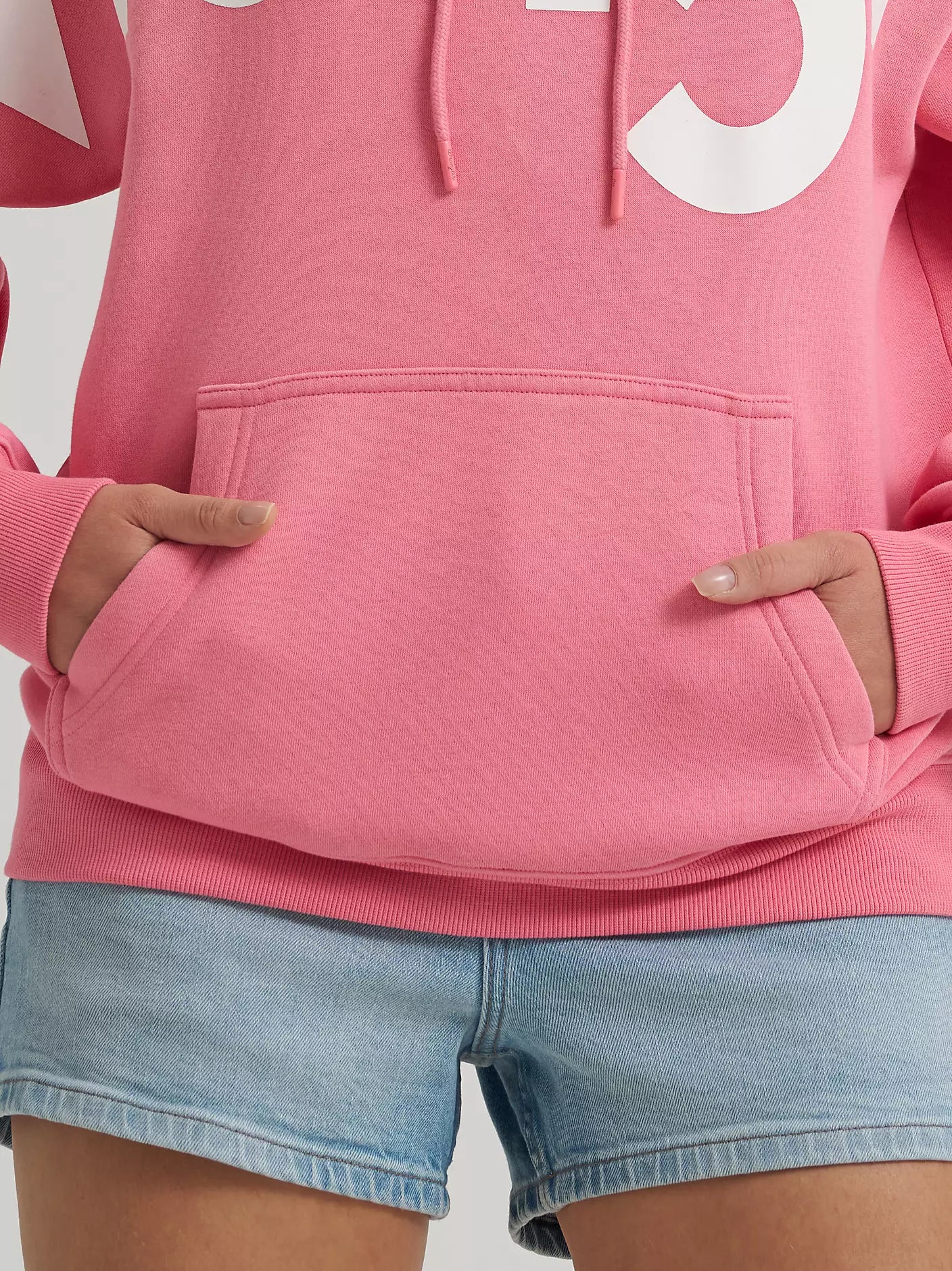Wrangler Women's Bold Logo Hoodie - Pink