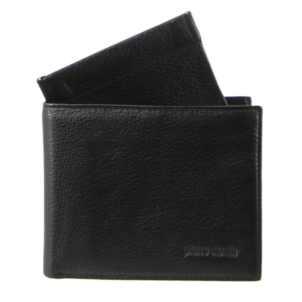 Pierre Cardin Men's Italian Leather Protected RFID Card Holder/Wallet