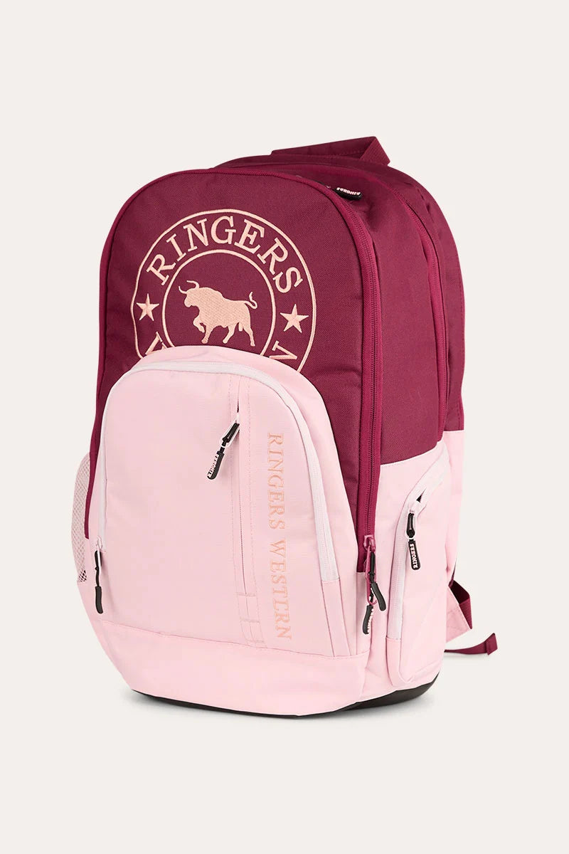 Ringers Western Holtze Backpack - Plum/Light Pink