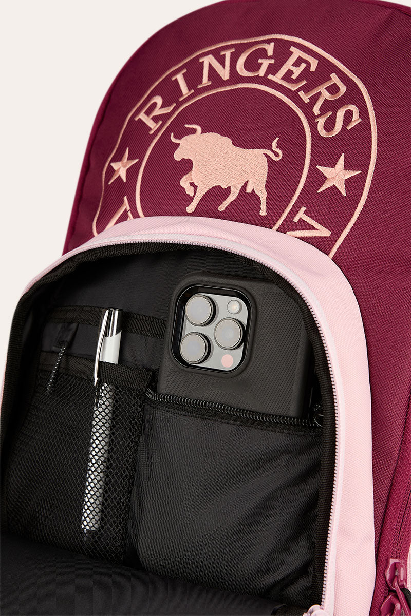 Ringers Western Holtze Backpack - Plum/Light Pink