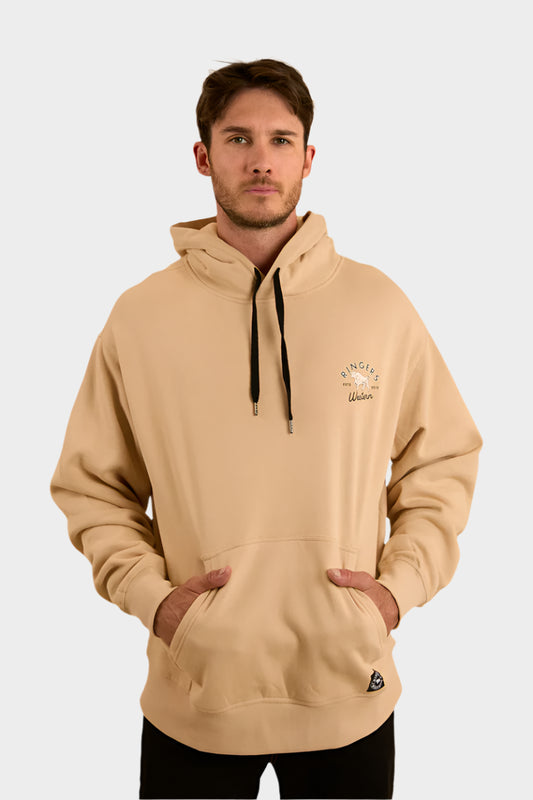 Ringers Western  Mens Hometown Pullover Hoodie - Dark Sand