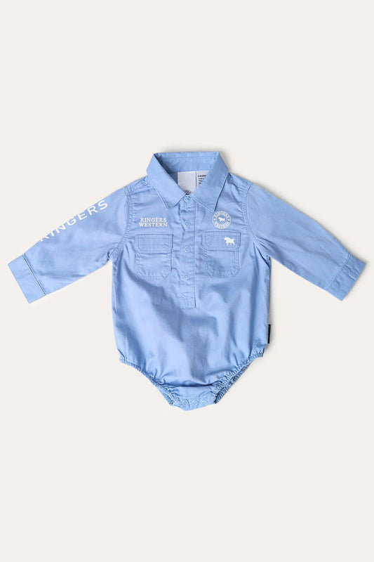 Ringers Western Babies Howdy Tot Long Sleeve Workshirt Romper