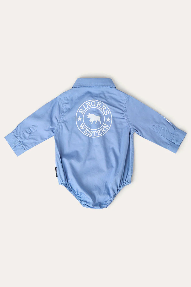 Ringers Western Babies Howdy Tot Long Sleeve Workshirt Romper