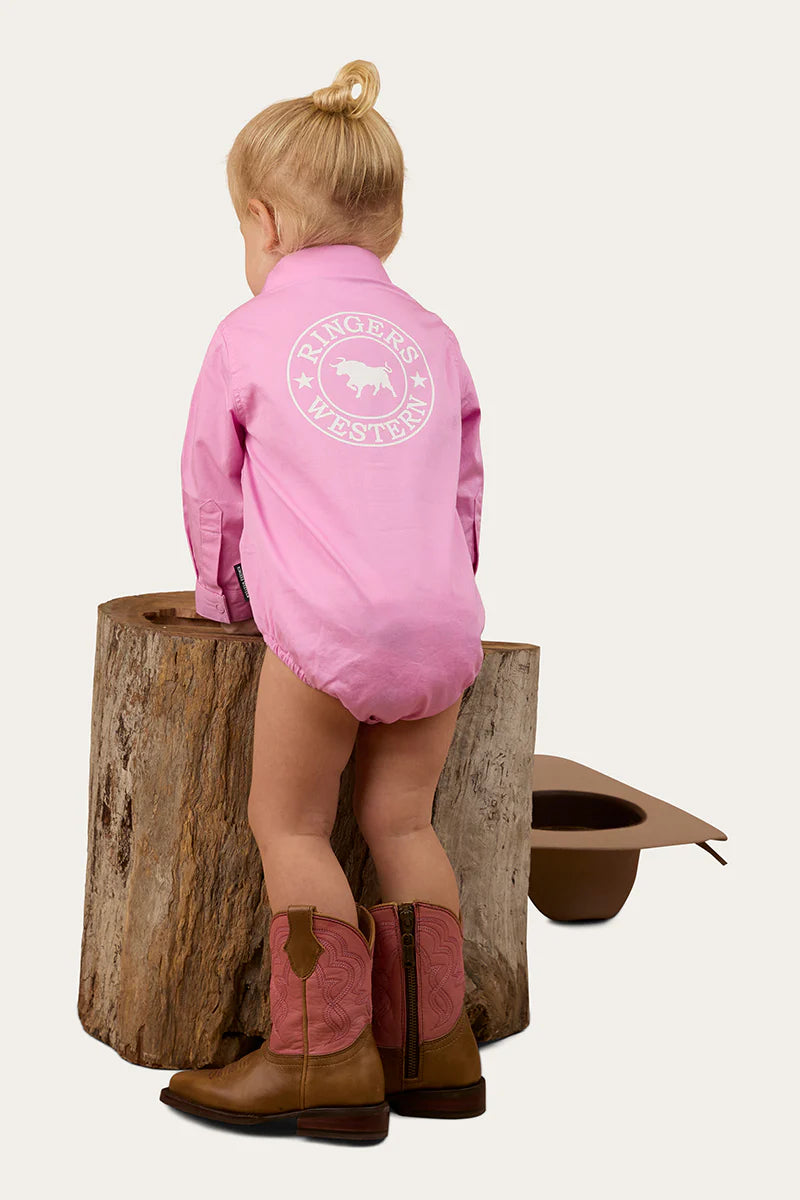Ringers Western Babies Howdy Tot Long Sleeve Workshirt Romper