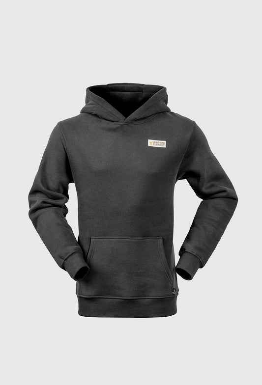 Hunters Element Men's Classic Hoodie HE Black