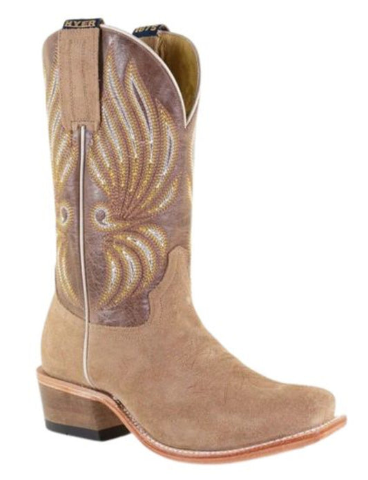 Hyer Ladies Willowbrook Western Boot - Tan & Brown