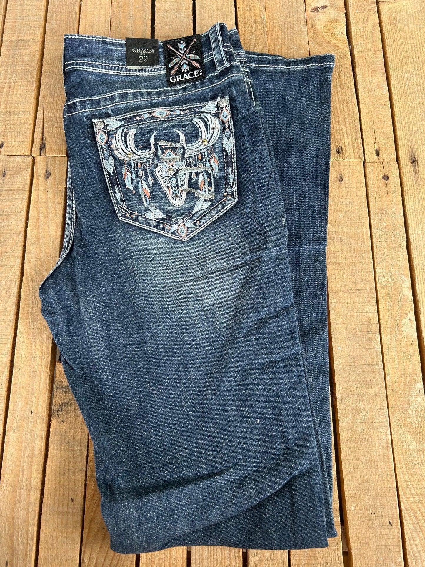 GRACE IN LA LADIES JEANS - EASY FIT-EB61670
