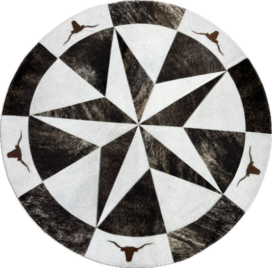 Texas Cowhide Star Rugs