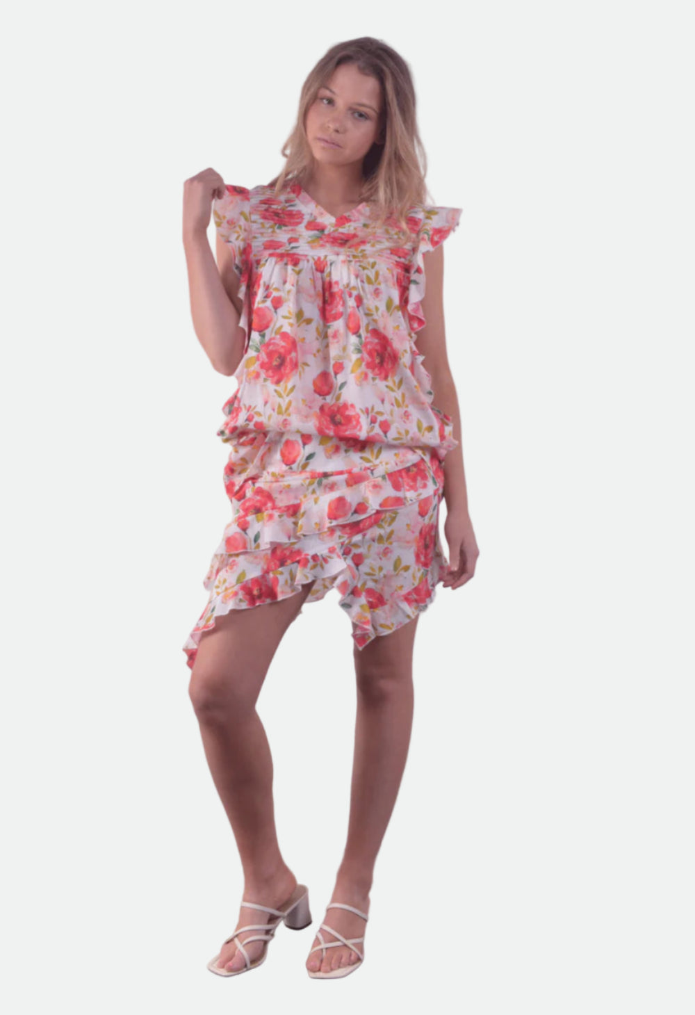 Bullrush Indy Bloom Top - Poppy