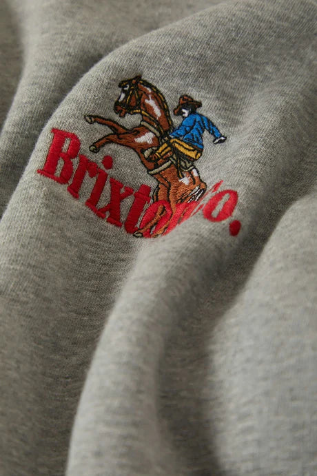 Brixton Inwood W Oversized Fleece - Heather Grey