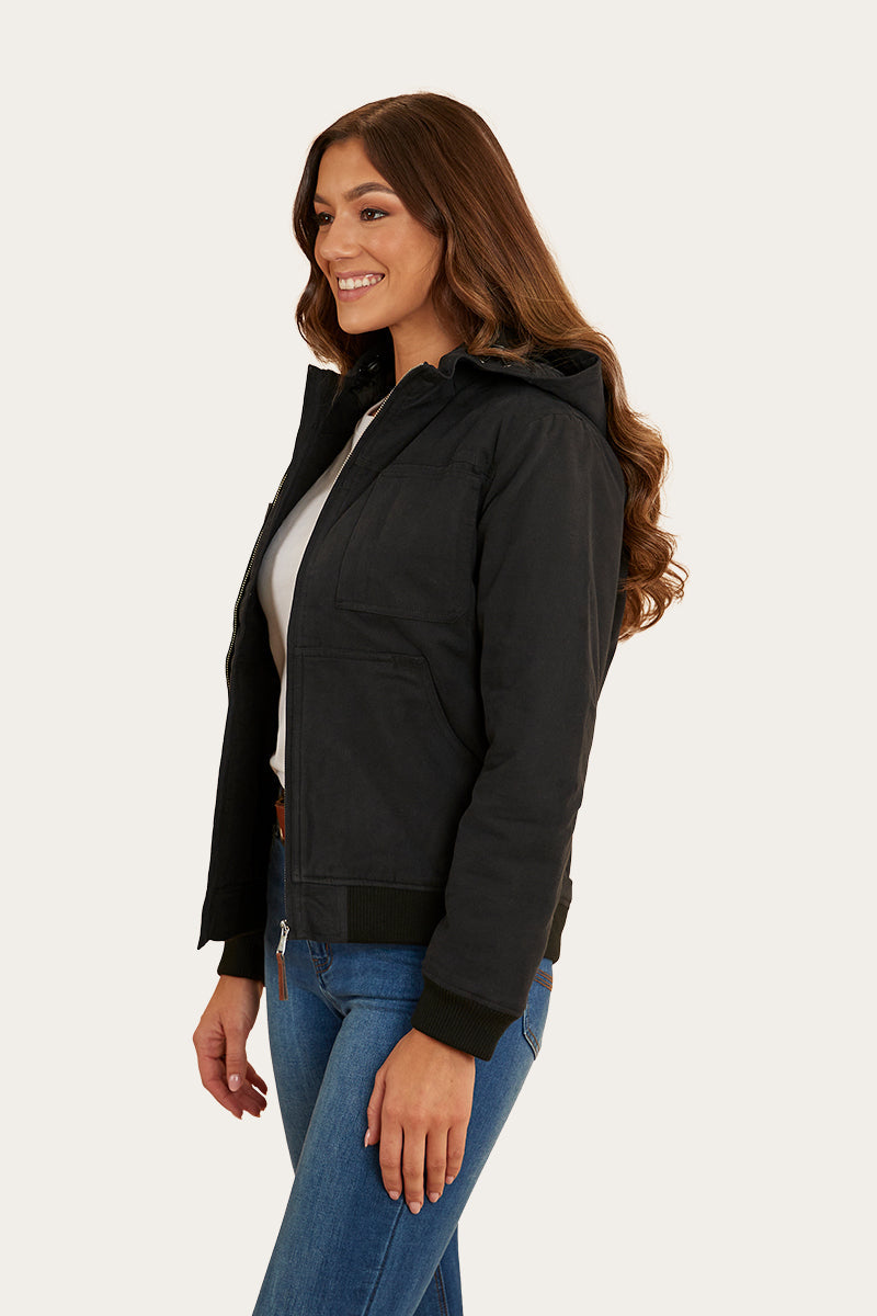 Ringers Western Women's Willowra Canvas Jacket_Black