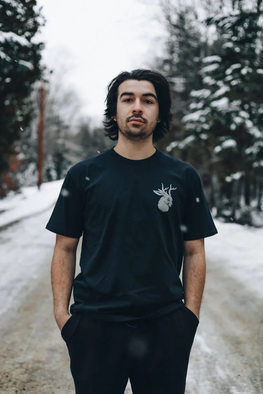 Silver Spur Men's Jackalope Tee - Navy