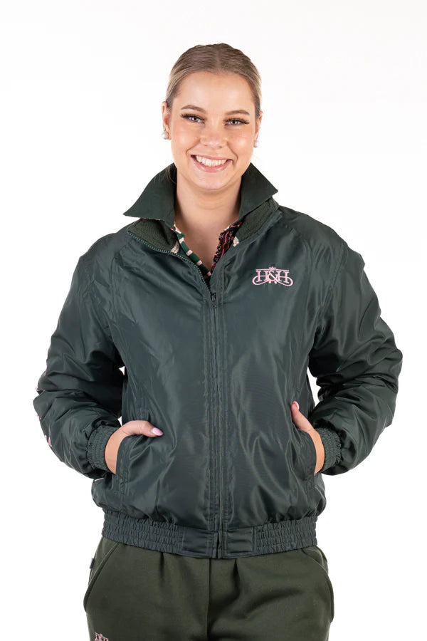 Hitchley & Harrow Winter Collection - Hunter Green Bomber Jacket