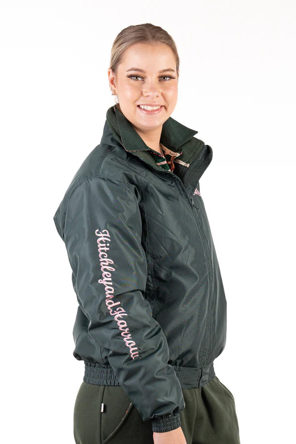 Hitchley & Harrow Winter Collection - Hunter Green Bomber Jacket