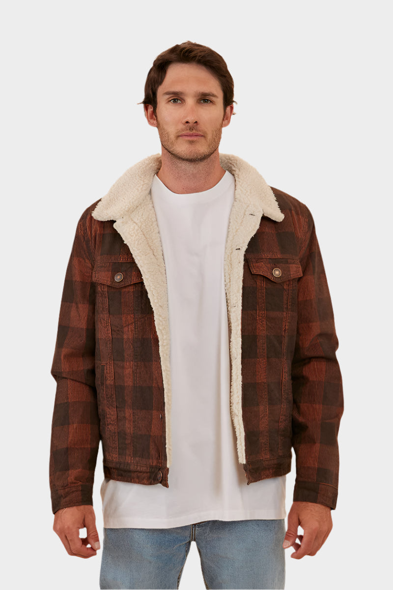 Ringers Western Men's Milawa Corduroy Jacket (Copper)