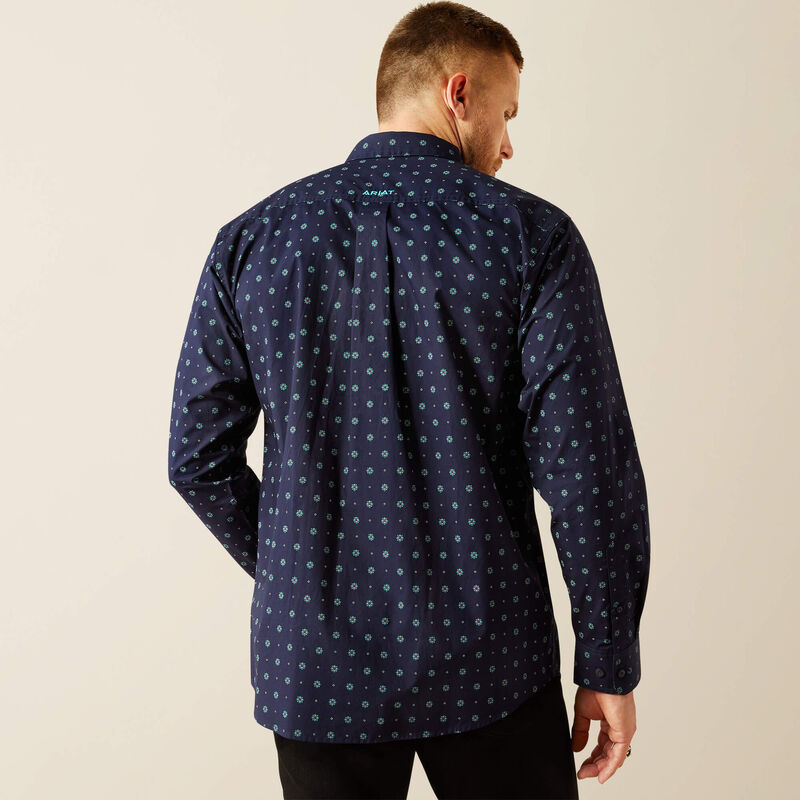 Ariat Men's Jacobi Classic Fit Shirt - Navy