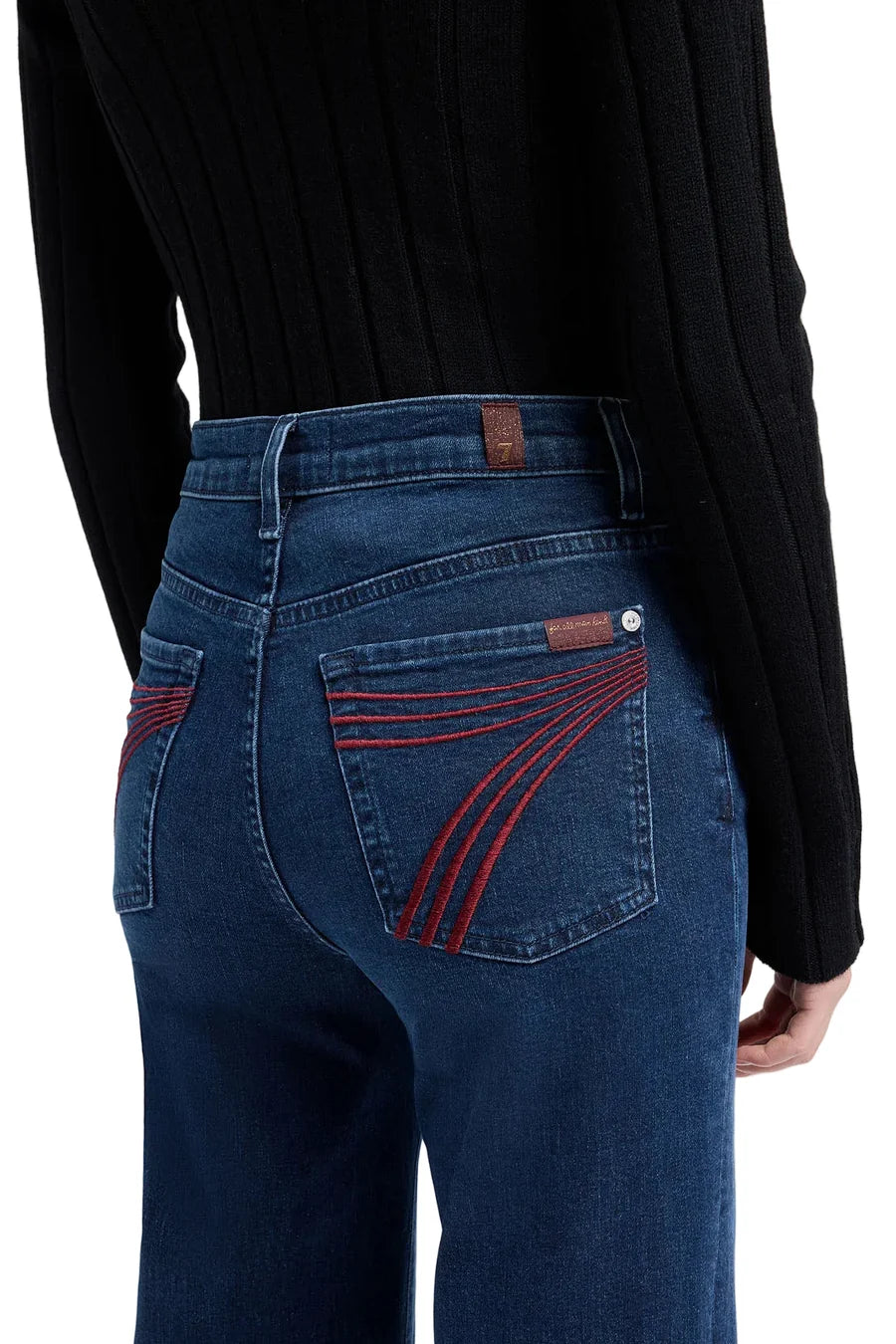 7 For All Mankind Women's Dojo Tailorless Jeans - Shadowleaf