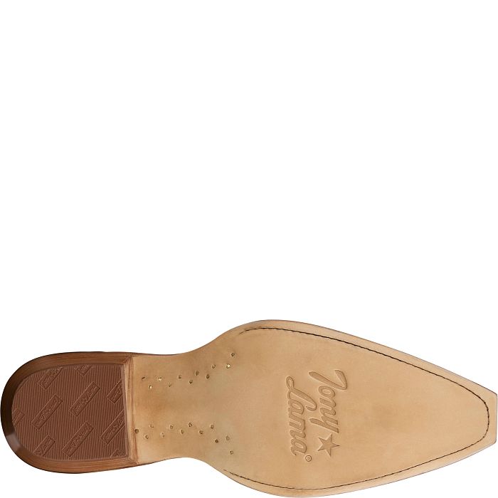 Tony Lama Women's Jess 15" Western - Cognac (Brown)