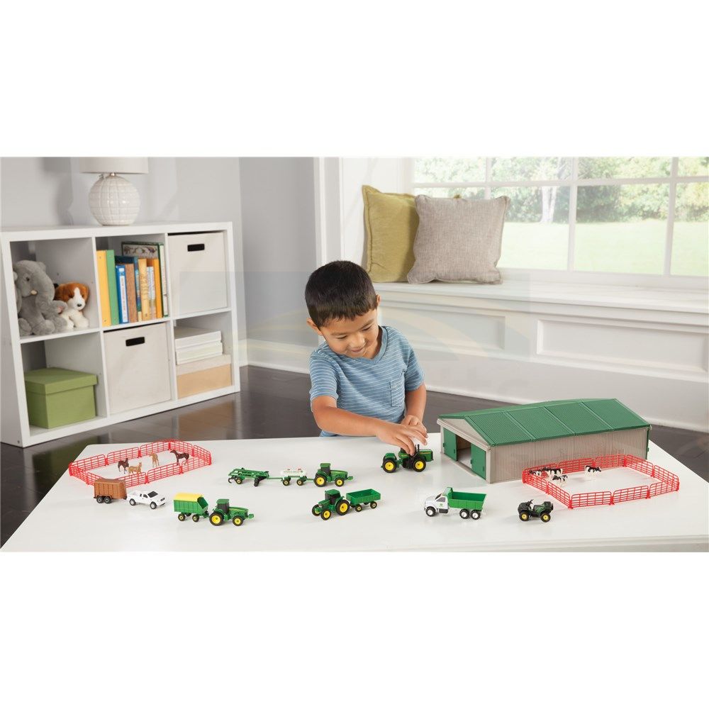 John Deere 70 Piece Mini Vehicle Value Set