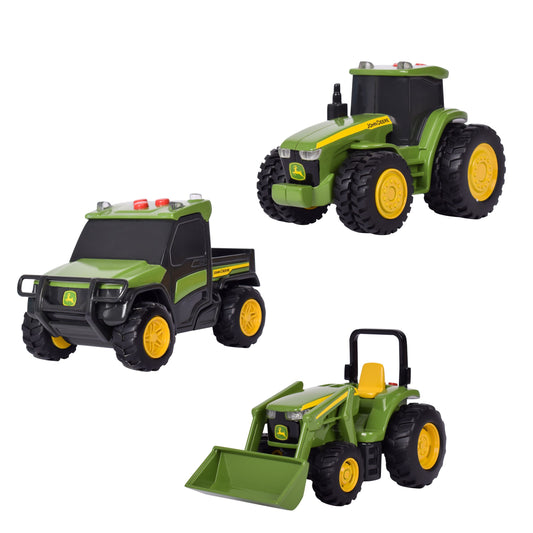 John Deere Lights & Sound Mini Tractors 3 Pack