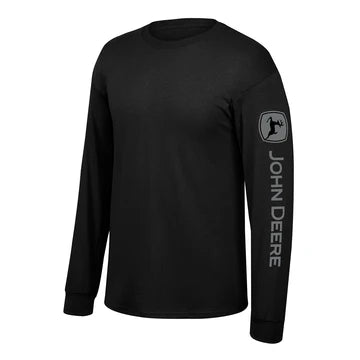 John Deere Mens Black TM Long Sleeve