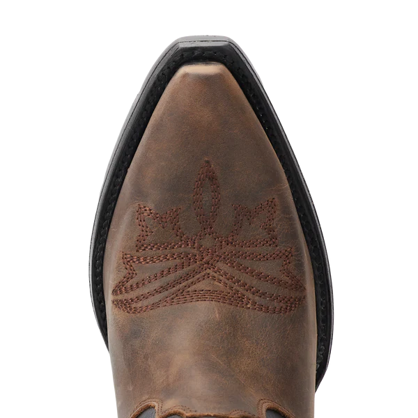 Lane Boots Jet Black & Burnt Caramel
