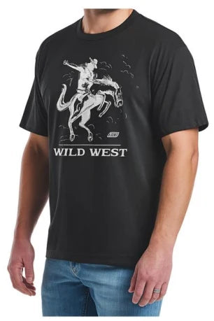 Justin Men's Wild West Tee - Charcoal