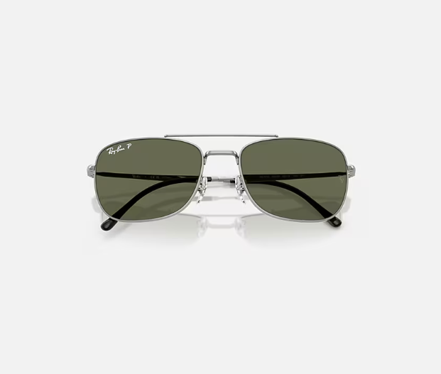 Ray-Ban Gunmetal w/ Green Polar