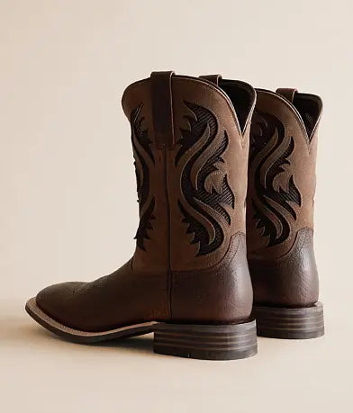 Ariat Men’s Kanyon Toughstock VentTEK Western Boots – Earth/Adobe Mocha Suede