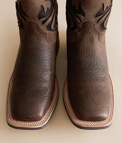 Ariat Men’s Kanyon Toughstock VentTEK Western Boots – Earth/Adobe Mocha Suede