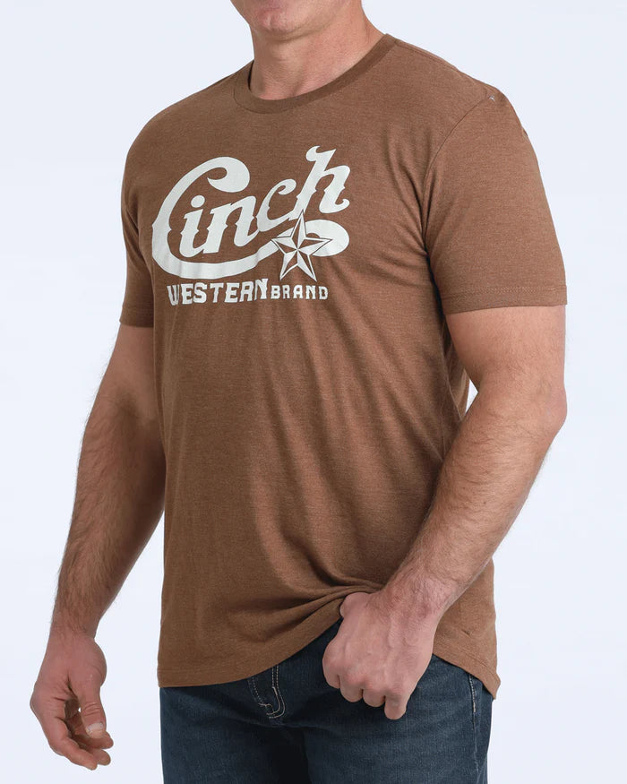 Cinch Men's Graphic Tee - Brown