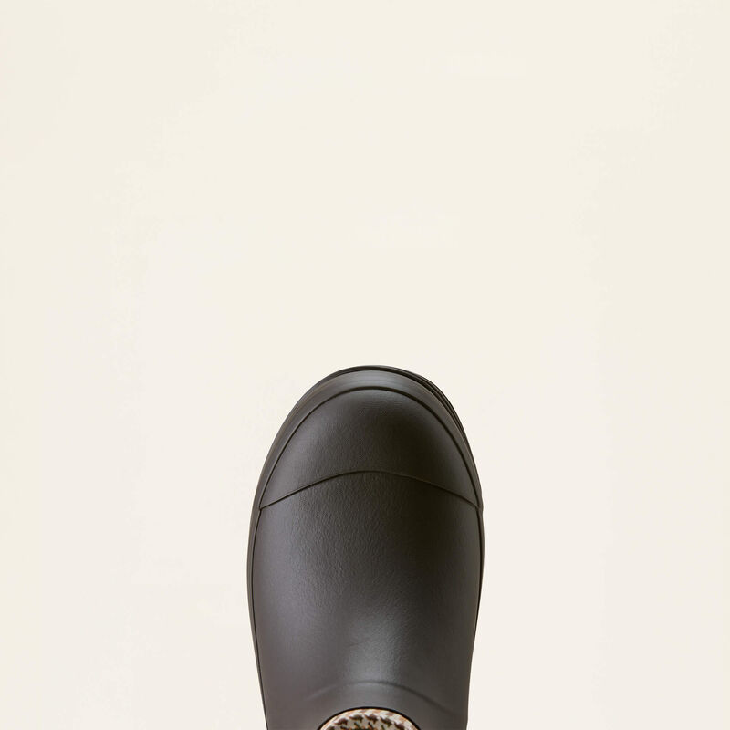 Ariat Women's Kelmarsh Shortie Rubber Boot - Chocolate/Tan Twill