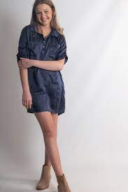 Bullrush Ladies Kerry Silk Dress Navy - FINAL SALE, NO EXCHANGE OR RETURN