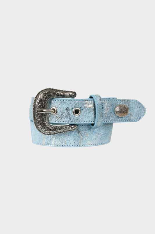 Pure Western Kid’s Denim Belt - Denim