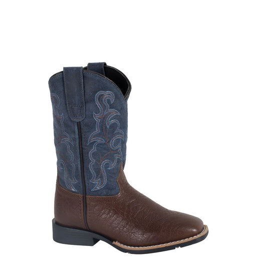 Roper Kid's Gabriel Chocolate Leather/Waxy Blue