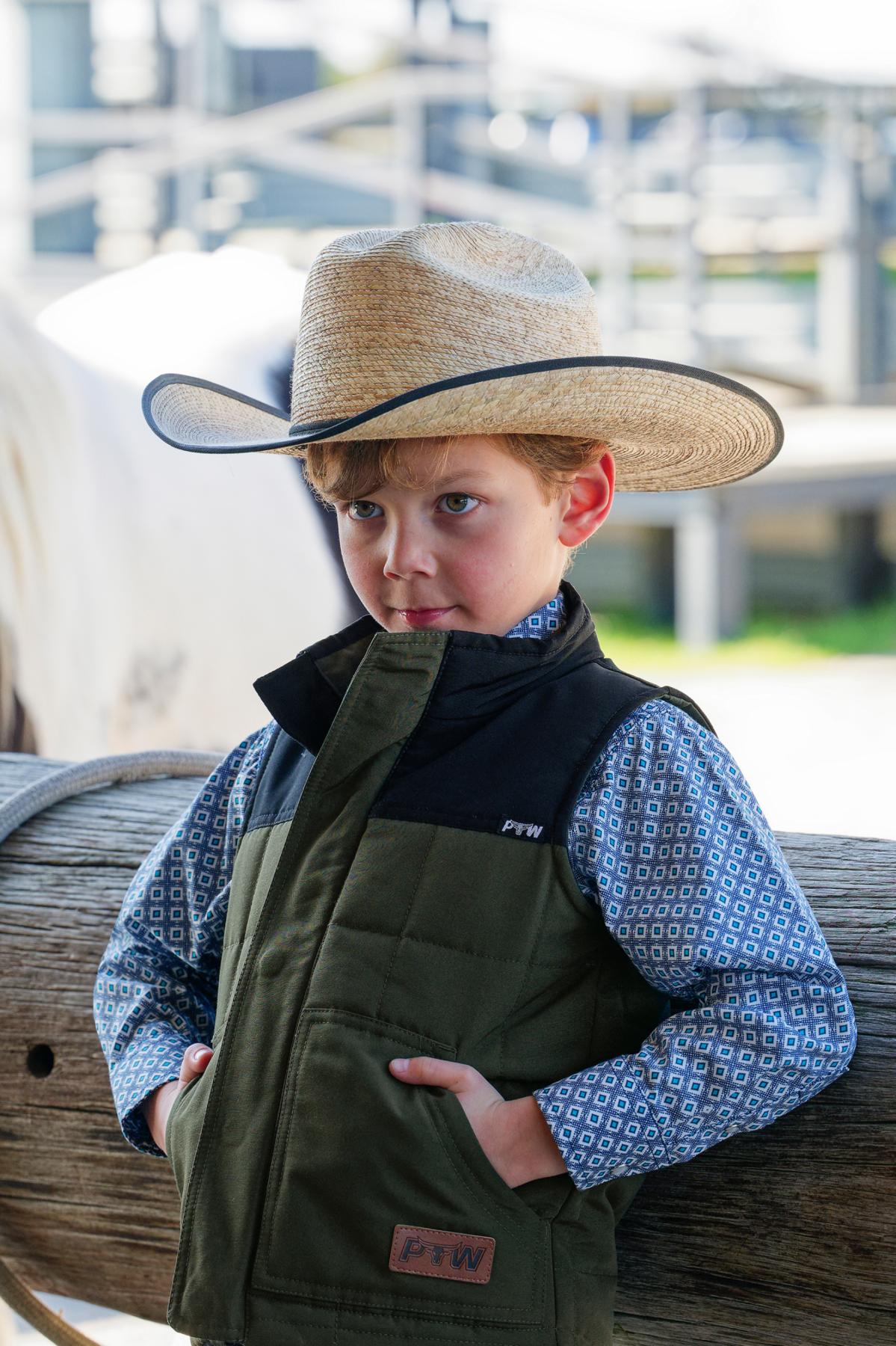 Pure Western Kid's Joven Hat - Staw