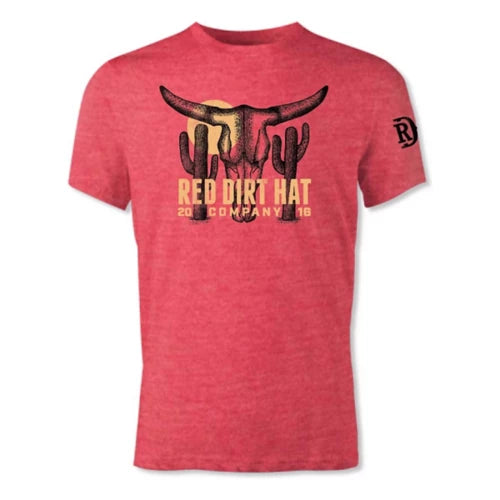 Youth Red Dirt Hat Co. "Boone" Graphic Tee - Red
