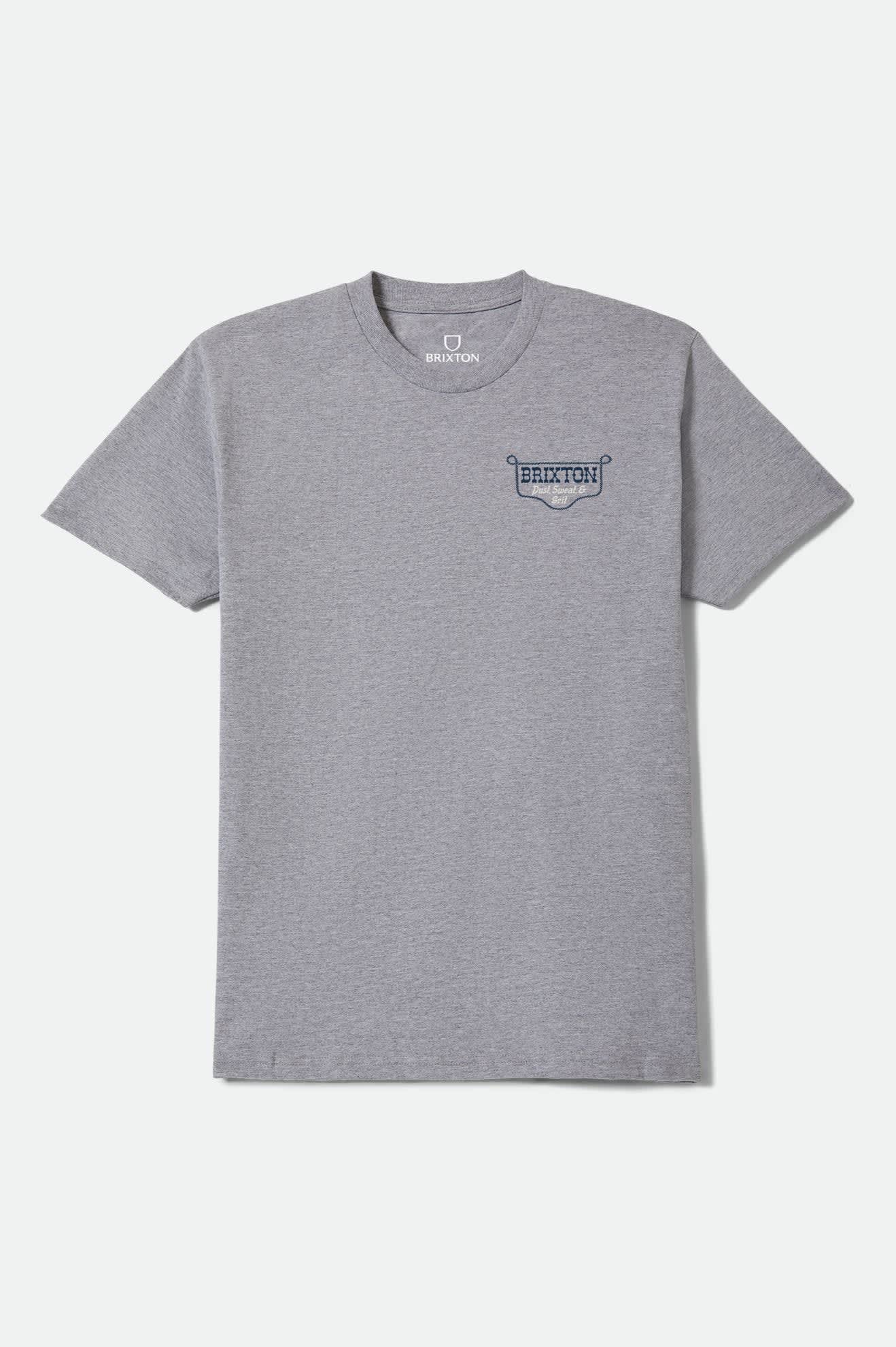 Brixton Men's Kinsey Standard T-Shirt - Heather Grey