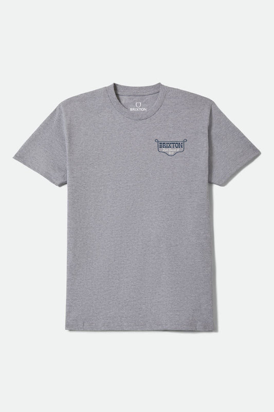 Brixton Men's Kinsey Standard T-Shirt - Heather Grey