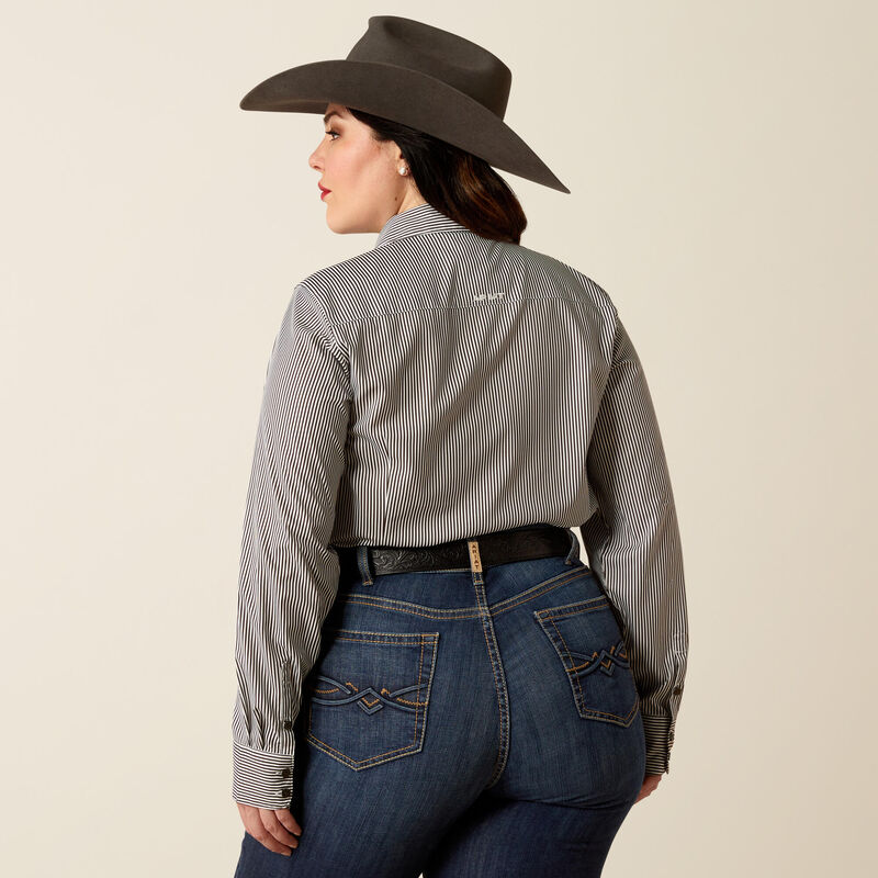 Ariat Women's Kirby Pro Shirt - RELIC|WHITE STRIPE