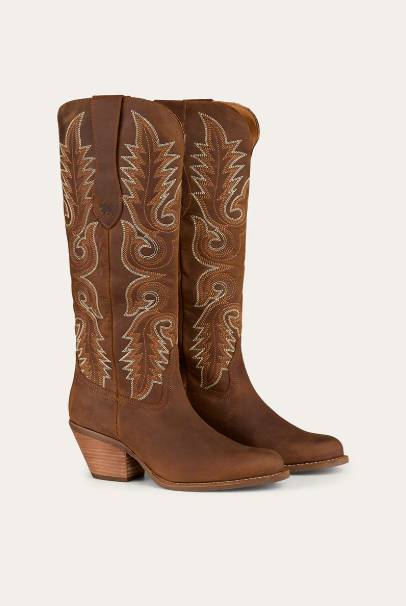 Ringers Western Lainey Womens Tall Western Boot - Brown