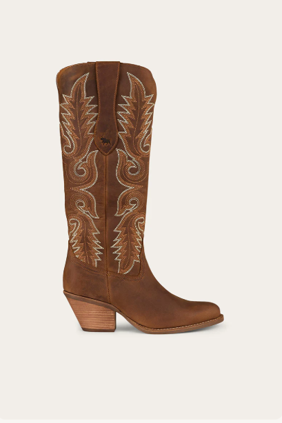Ringers Western Lainey Womens Tall Western Boot - Brown