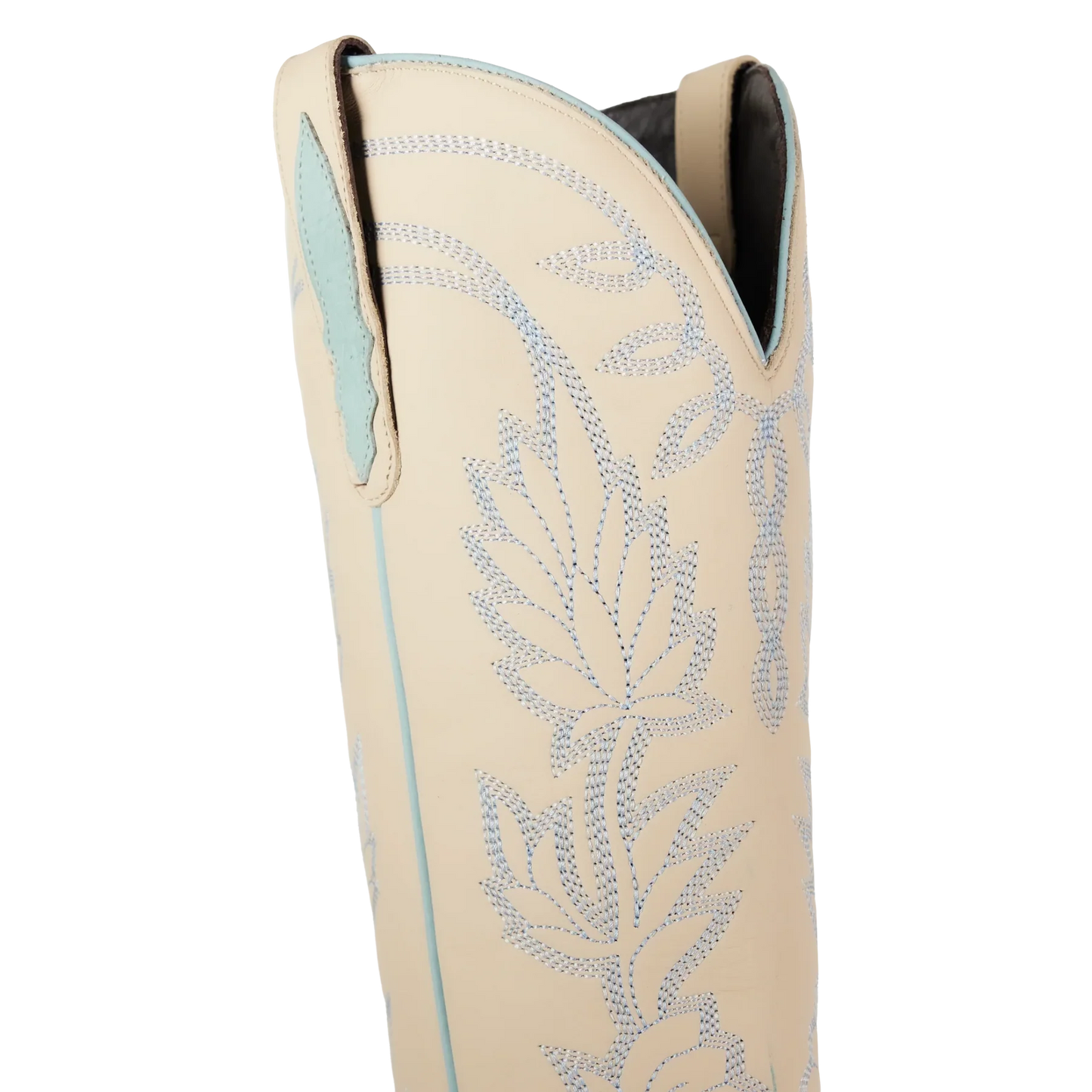 Lane Boots Sandaga Knee High - Powder Blue Ostrich