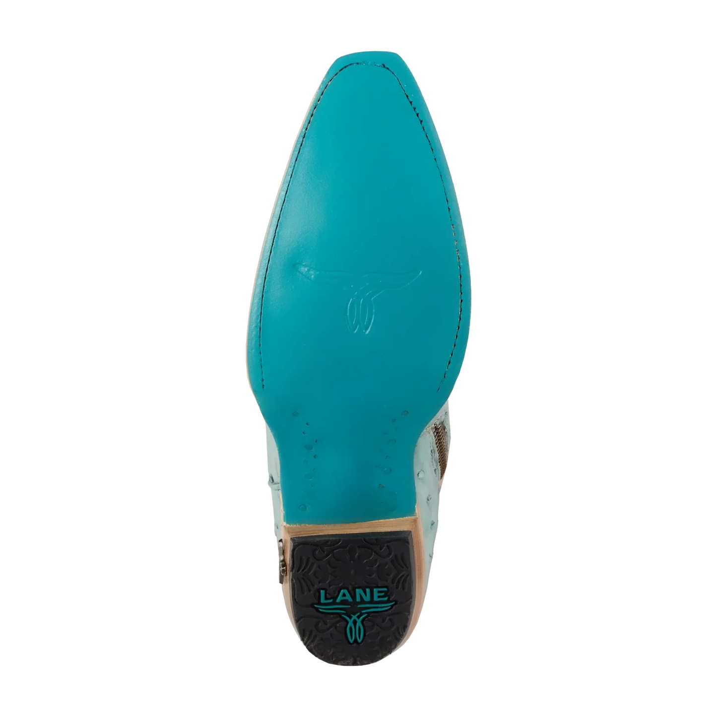 Lane Boots Sandaga Knee High - Powder Blue Ostrich