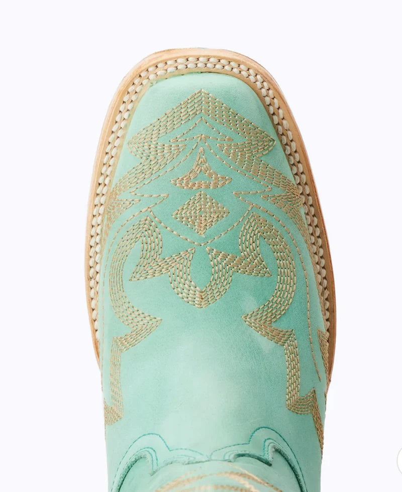 Lane Boots Saratoga Square Toe Turquoise