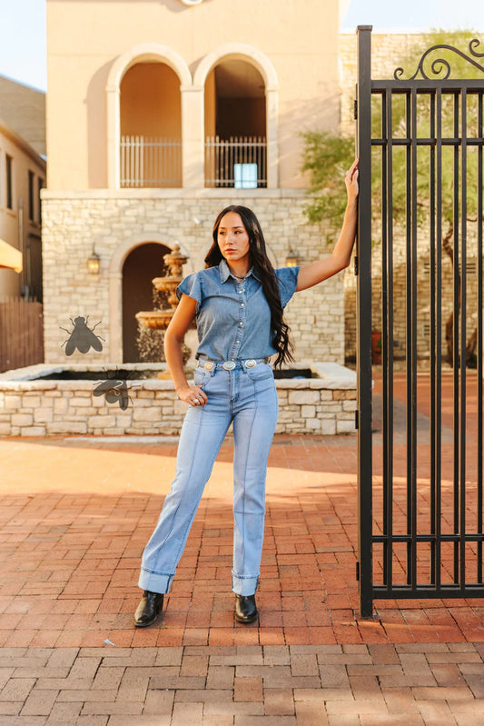 2 Fly Co Line Drives - Light Wash