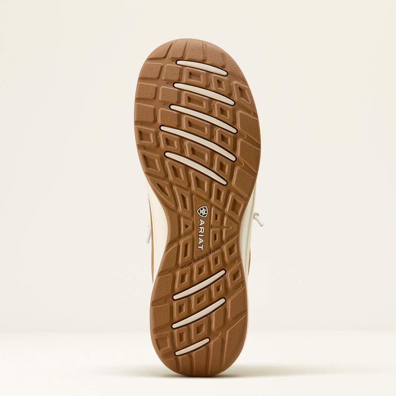 Ariat Ladies Buckeye Waterproof Shoe - COFFEE BEAN|BROWN LIZARD EMBOSS