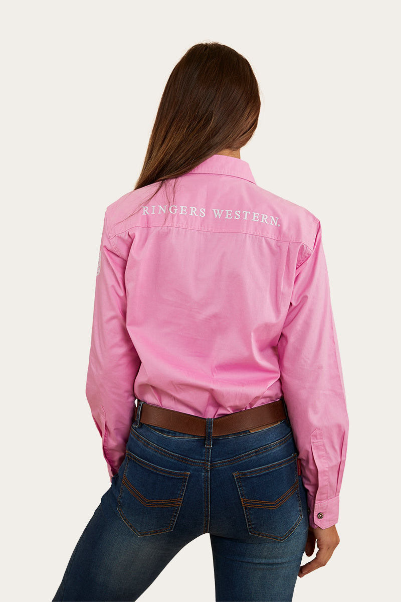 RINGERS WESTERN WOMEN'S LONGDALE HALF BUTTON WORK SHIRT